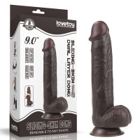 Фалоімітатор - Sliding-Skin Dual Layer Dong 9