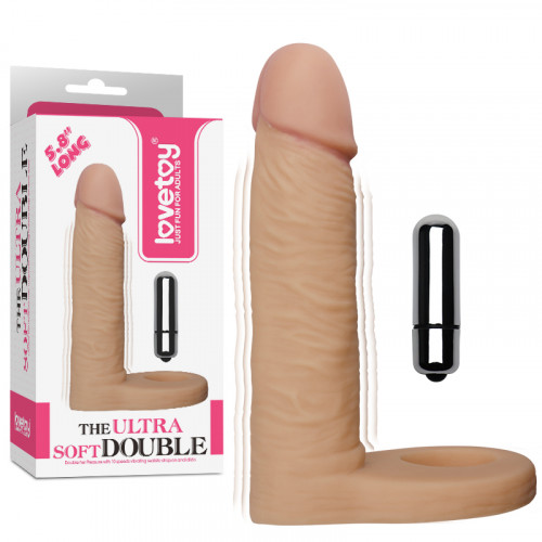 Lovetoy | Насадка для подвійного проникнення - The Ultra Soft Double Vibrating 5.8 Lovetoy | Насадка для подвійного проникнення - The Ultra Soft Double Vibrating 5.8