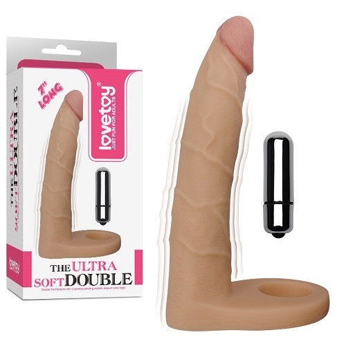 Lovetoy | Насадка для подвійного проникнення - The Ultra Soft Double Vibrating 7 Lovetoy | Насадка для подвійного проникнення - The Ultra Soft Double Vibrating 7