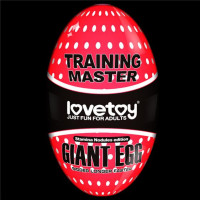 Lovetoy | Мастурбатор - Traning Master Giant Egg Masturbator Red. Цена 435 грн
