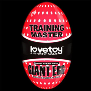 Мастурбатор - Traning Master Giant Egg Masturbator Red Мастурбатор - Traning Master Giant Egg Masturbator Red