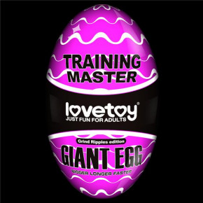 Мастурбатор - Traning Master Giant Egg Masturbator Purple Мастурбатор - Traning Master Giant Egg Masturbator Purple