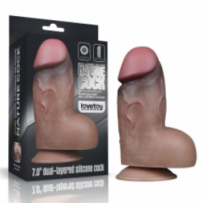 Lovetoy | Фалоімітатор - Dual-Layered Silicone Cock 7