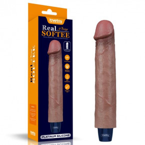 Lovetoy | Вібратор - Real Softee Rechargeable Silicone Vibrating Dildo 9