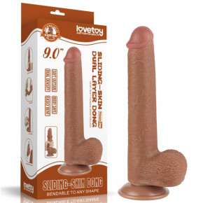Lovetoy | Фалоімітатор - Sliding-Skin Dual Layer Dong 9