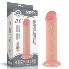 Lovetoy | Фалоімітатор - Sliding-Skin Dual Layer Dong 8