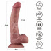 Lovetoy | Реалістичний вібратор - Vibrating Dual Density Power Cock 9''. Цена 2 351 грн. Фото: 1