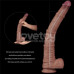 Lovetoy | Фалоімітатор - Dual Layered Bendable Silicone Cock XXL 16'' Flesh. Ціна 3070 грн. Фото: 3