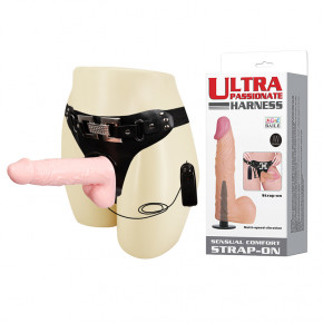 Baile | Страпон - Ultra Passionate Harness Vibrating, 16.5 см. Цена: 1 026 грн