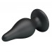 Baile | Анальна пробка - Pretty Love Sturdy Silicone Anal Plug Black. Цена 733 грн. Фото: 2