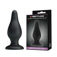 Анальна пробка - Pretty Love Sturdy Silicone Anal Plug Black