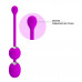 Baile | Вагінальні віброкульки - Pretty Love Willie Vibrating Kegel Balls Purple. Ціна 1859 грн. Фото: 4