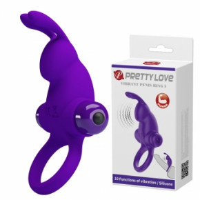 Baile | Ерекційне кільце - Pretty Love Vibrant Penis Ring I Purple. Ціна: 694 грн