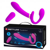 Baile | Страпон - Pretty Love Thunderbird Harnessfree Stimulator Purple. Ціна 3015 грн