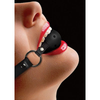 BOYS of TOYS | Кляп - Ouch! Ball Gag With Leather Straps Black. Цена 549 грн