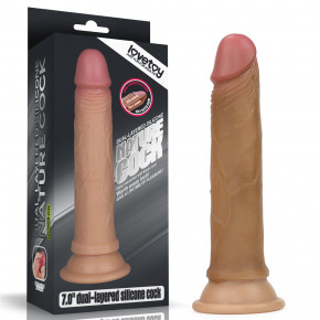 Lovetoy | Фалоімітатор - Dual-Layered Silicone Cock 7