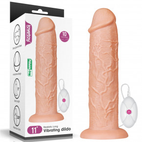 Lovetoy | Реалістичний вібратор - King-Sized Realistic Long Vibrating Dildo 11