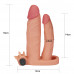 Lovetoy | Насадка на член LoveToy Pleasure X-Tender Vibrating Double Penis Sleeve Add 1" Flesh - увеличение, вибрация и двойное наслаждение. Цена 1 383 грн. Фото: 5 Lovetoy | Насадка на член LoveToy Pleasure X-Tender Vibrating Double Penis Sleeve Add 1" Flesh - увеличение, вибрация и двойное наслаждение. Цена 1 383 грн. Фото: 5