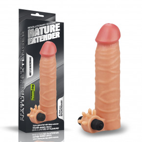 Lovetoy | Вібронасадка на член - Revolutionary Silicone Nature Extender Add 1.5