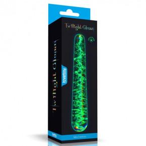 Lovetoy | Фалоімітатор - Twilight Gleam Glow-in-the-dark Glass Dildo Slim Fantasy. Цена: 1 934 грн
