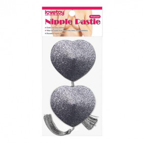 Lovetoy | Пестіси - Reusable Glitter Heart Tassel Nipple Pasties. Цена: 397 грн