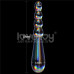 Lovetoy | Фалоімітатор - Twilight Gleam Glass Dildo Rising Ripples. Цена 1 179 грн. Фото: 1