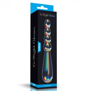 Lovetoy | Фалоімітатор - Twilight Gleam Glass Dildo Rising Ripples. Цена: 1 179 грн
