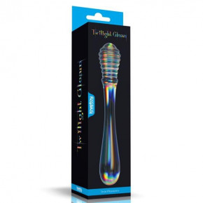 Lovetoy | Фалоімітатор - Twilight Gleam Glass Dildo Twin Pleasures. Цена: 1 187 грн