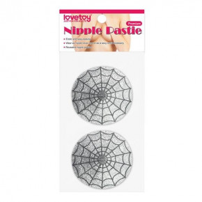 Lovetoy | Пестіси - Reusable Spider Glittering Nipple Pasties. Цена: 397 грн
