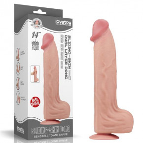 Lovetoy | Фалоімітатор - Sliding-Skin Dual Layer Dong 14