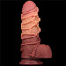 Lovetoy | Фалоімітатор - Dual-Layered Silicone Cock With Rope 9.5