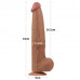 Lovetoy | Фалоімітатор - Sliding-Skin Dual Layer Dong 13.5