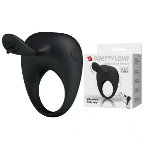 Baile | Ерекційне кільце - Pretty Love Stimulating Tonguo Penis Ring Black. Цена: 379 грн
