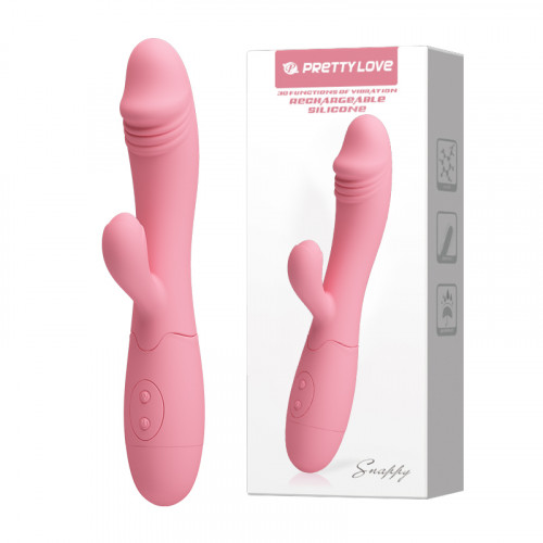 Baile | Вібратор - Pretty Love Snappy Vibrator Light Pink. Ціна 1093 грн Baile | Вібратор - Pretty Love Snappy Vibrator Light Pink. Ціна 1093 грн