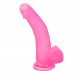 Lovetoy | Фалоімітатор з мошонкою - Jelly Studs Crystal Dildo Large 8