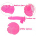 Lovetoy | Фалоімітатор з мошонкою - Jelly Studs Crystal Dildo Large 8