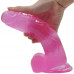 Lovetoy | Фалоімітатор з мошонкою - Jelly Studs Crystal Dildo Large 8