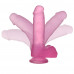 Lovetoy | Фалоімітатор з мошонкою - Jelly Studs Crystal Dildo Medium 7