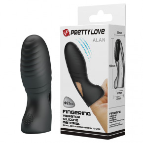 Baile | Насадка на палець - Pretty Love Alan Finger Vibrator Black. Цена: 433 грн