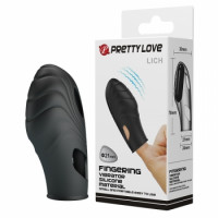 Baile | Насадка на палець - Pretty Love Lich Finger Vibrator Black. Ціна 620 грн