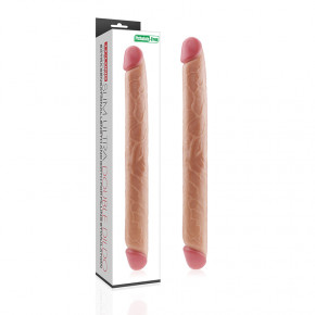 Lovetoy | Двосторонній фалоімітатор - King-Sized Realistic Slim Ultra Double Dildo 17