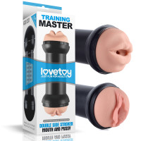 Lovetoy | Мастурбатор - Traning Master Double Side Stroker Mouth And Pussy. Цена 905 грн