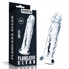 Lovetoy | Фалоімітатор - Flawless Clear Dildo 7