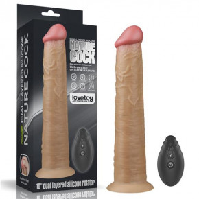 Lovetoy | Вібратор - Dual-Layered Silicone Rotator 10