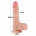 Lovetoy | Фалоімітатор - Sliding-Skin Dual Layer Dong 7.5