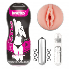 Lovetoy | Мастурбатор - Sex In A Can Vagina Lotus Tunnel Vibrating. Цена: 1 051 грн