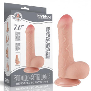 Lovetoy | Фалоімітатор - Sliding-Skin Dual Layer Dong 7