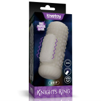 Lovetoy | Мастурбатор - Knights Ring Vibrating Dual Purpose Sleeve-Drip. Цена 1 028 грн