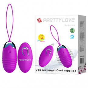 Віброяйце - Pretty Love Jessica Vibrating Egg Purple