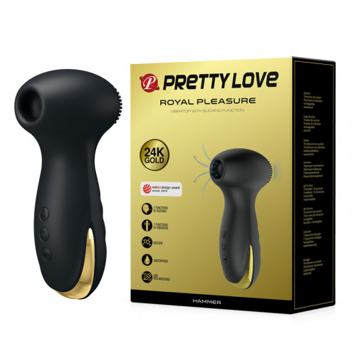 Baile | Кліторальний стимулятор - Pretty Love Royal Pleasure Hammer Black. Цена 2 070 грн Baile | Кліторальний стимулятор - Pretty Love Royal Pleasure Hammer Black. Цена 2 070 грн